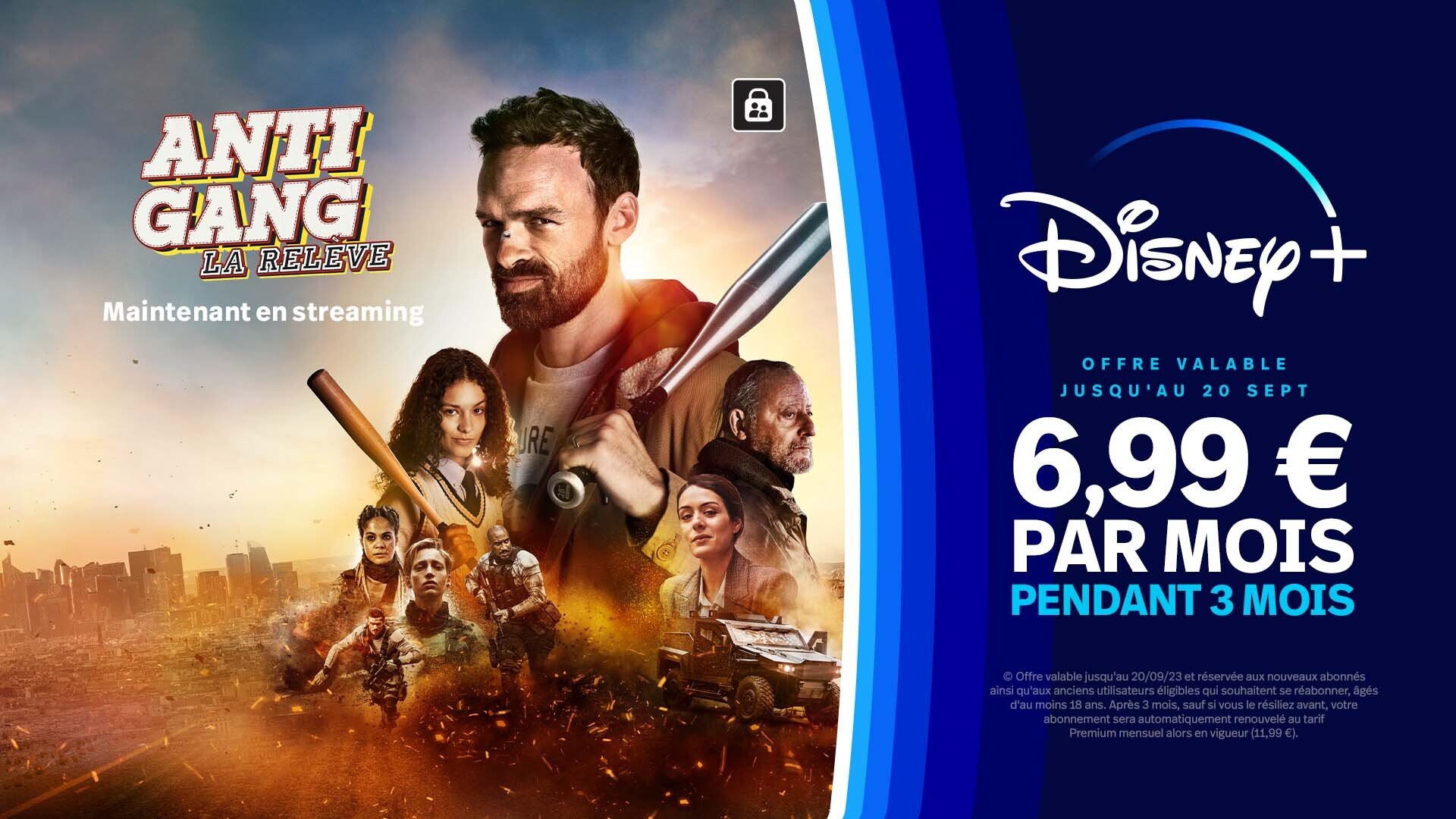 Offre de rentrée Disney+ à 6.99€/mois, conditions spécifiques