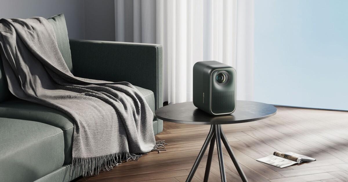 Projecteur LCD intelligent certifié Netflix diffuse Google TV