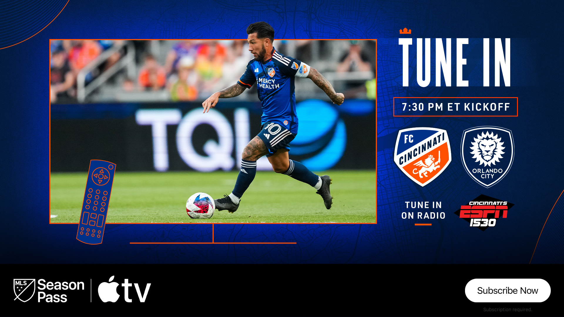 Regarder gratuitement FC Cincinnati contre Orlando City SC sur Apple TV