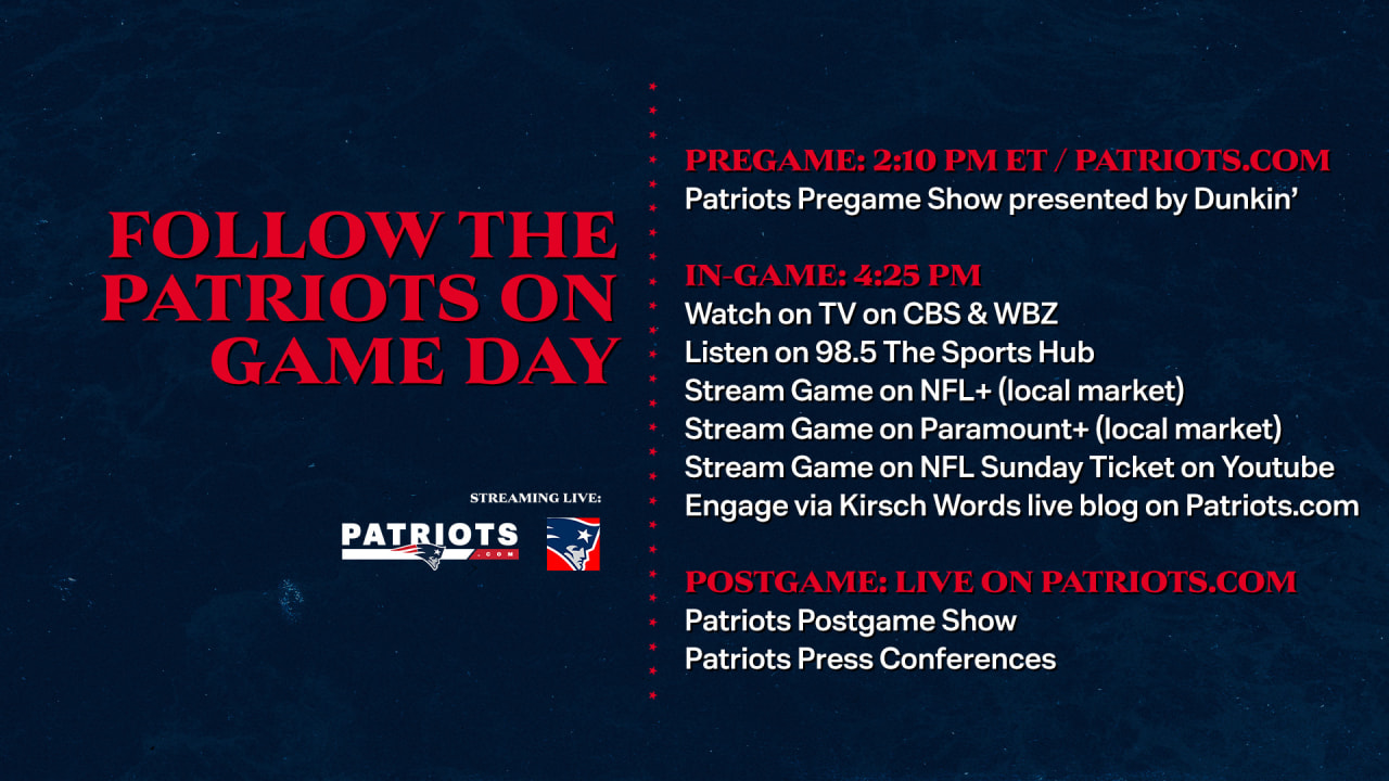 Regarder/écouter : Eagles contre Patriots