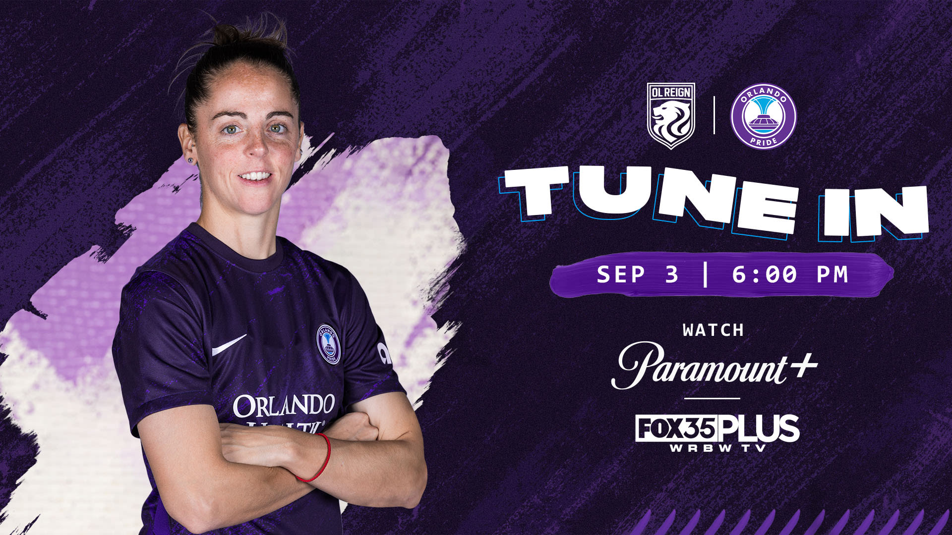 Regardez le match entre Orlando Pride et OL Reign sur FOX35 PLUS