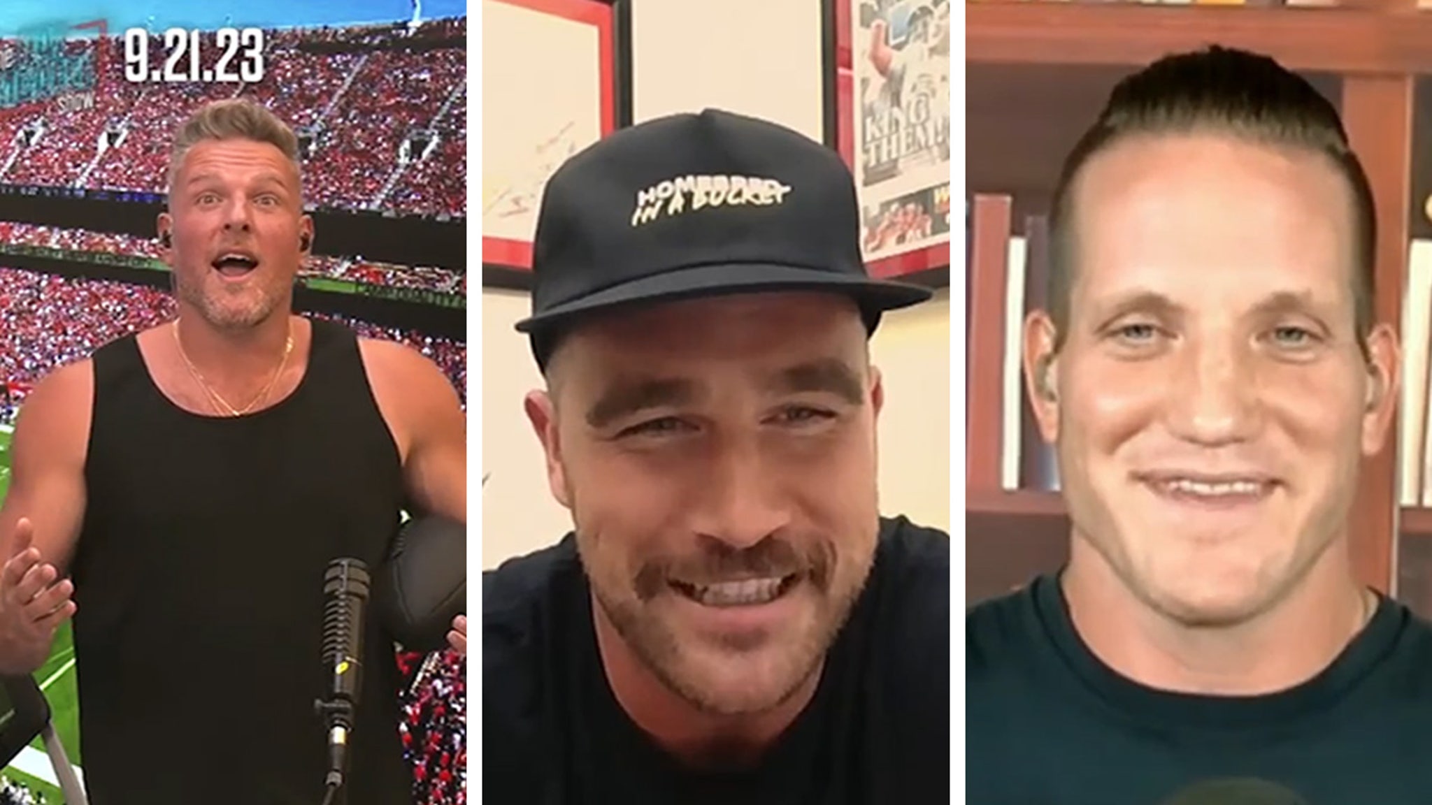 Travis Kelce invite Taylor Swift au match des Chiefs, à suivre.