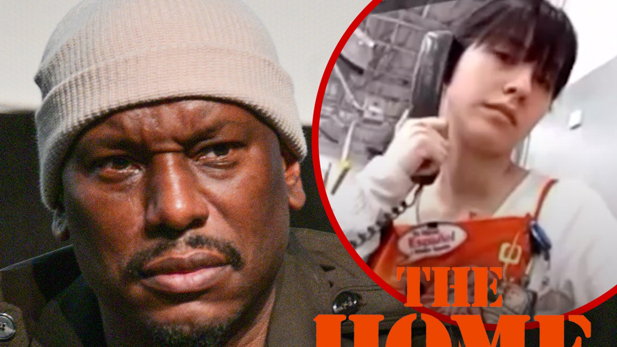 Vidéo de surveillance prouve que Tyrese Gibson ment, selon Home Depot.