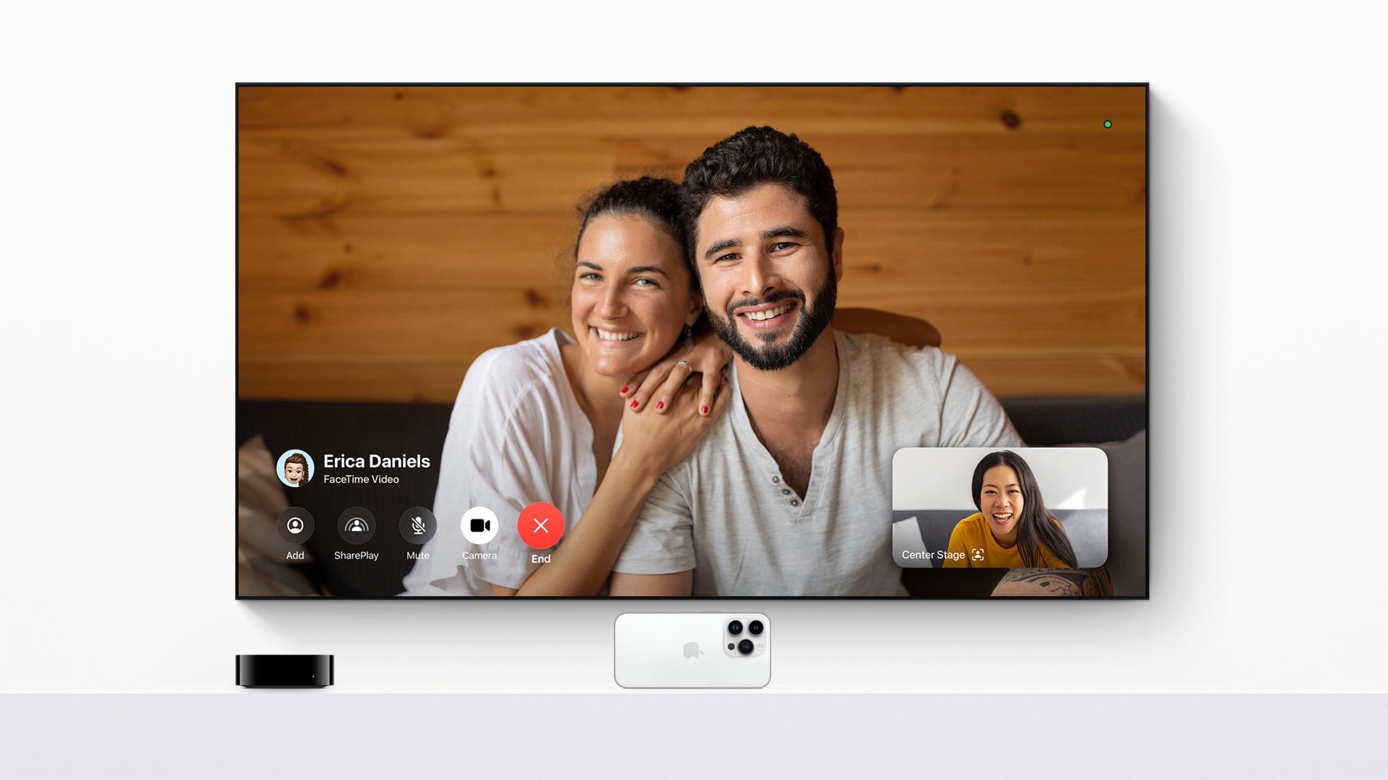 tvOS 17 offre FaceTime sur Apple TV 4K