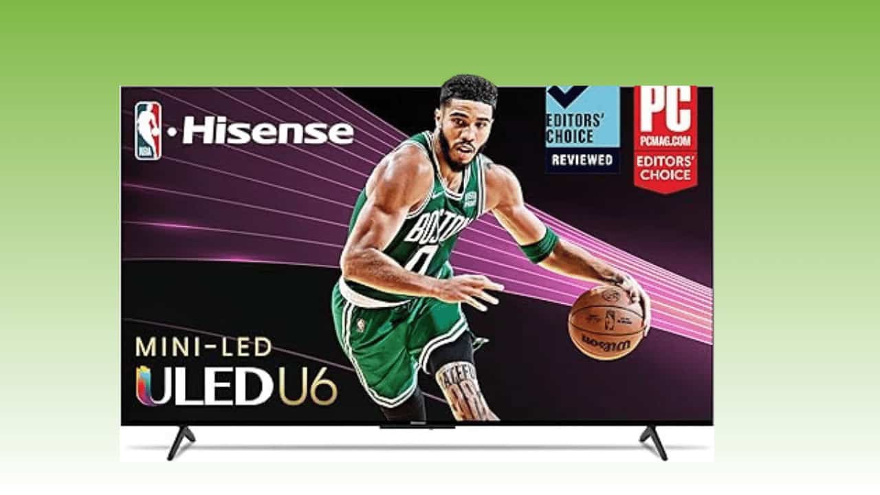 Offre imbattable sur la Smart TV Hisense Mini-LED pendant l’Early Prime Day d’Amazon