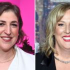 Mayim Bialik (L); Melanie Hutsell (R)