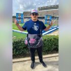 Rice University ‘Gummy Worm Guy’ goes viral at football game