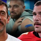 Aaron Rodgers Takes Shot At Travis Kelce, 'Mr. Pfizer'