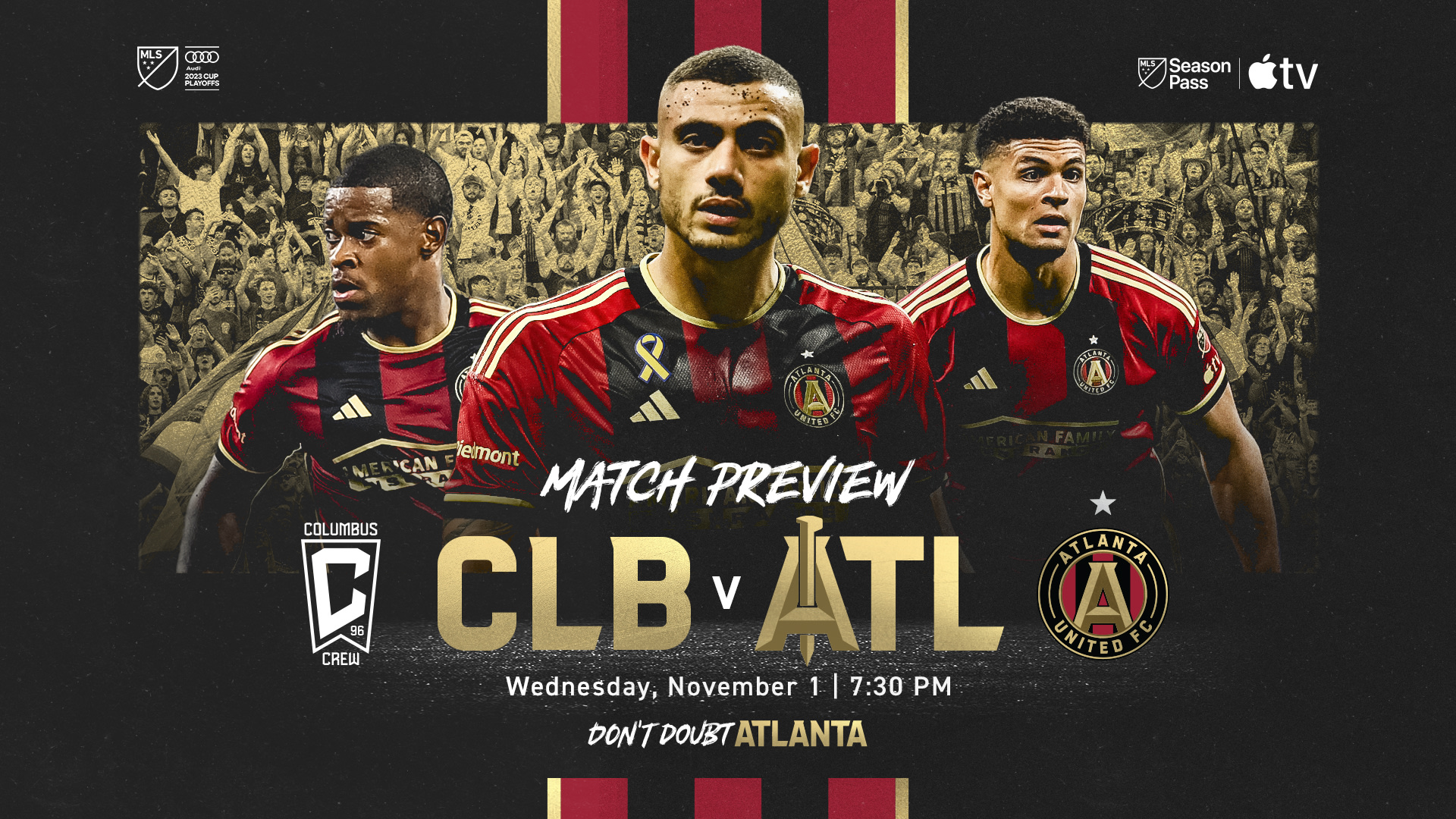 Affrontement à haut enjeu entre Atlanta United et Columbus Crew pour les éliminatoires 2023 de la Coupe MLS – Série Best-of-3.