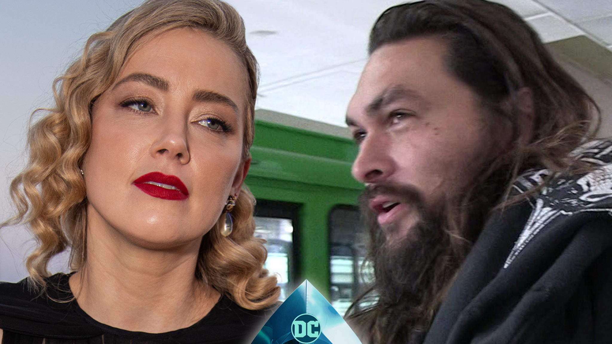 Amber Heard accuse Jason Momoa de s’habiller comme Johnny Depp sur le tournage d'”Aquaman”