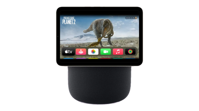 Apple teste un HomePod avec un écran utilisant un iPad mini sous tvOS 17