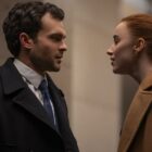 Fair Play. (L to R) Alden Ehrenreich as Luke and Phoebe Dynevor as Emily in Fair Play. Cr. Sergej Radovic / Courtesy of Netflix