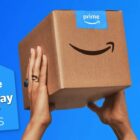 An Amazon box with a Tom