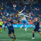 A week after they met in the regular-season finale, Mikael Uhre (center) and the Union face the New England Revolution in the first round of the playoffs.