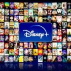 All of the different Disney+ titles surrounding the logo