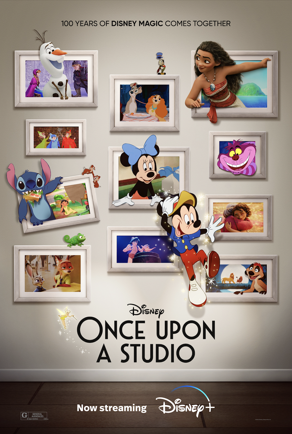 Disney+ célèbre Disney100 avec la première mondiale en streaming de “Once Upon a Studio” des Studios d’Animation Walt Disney.