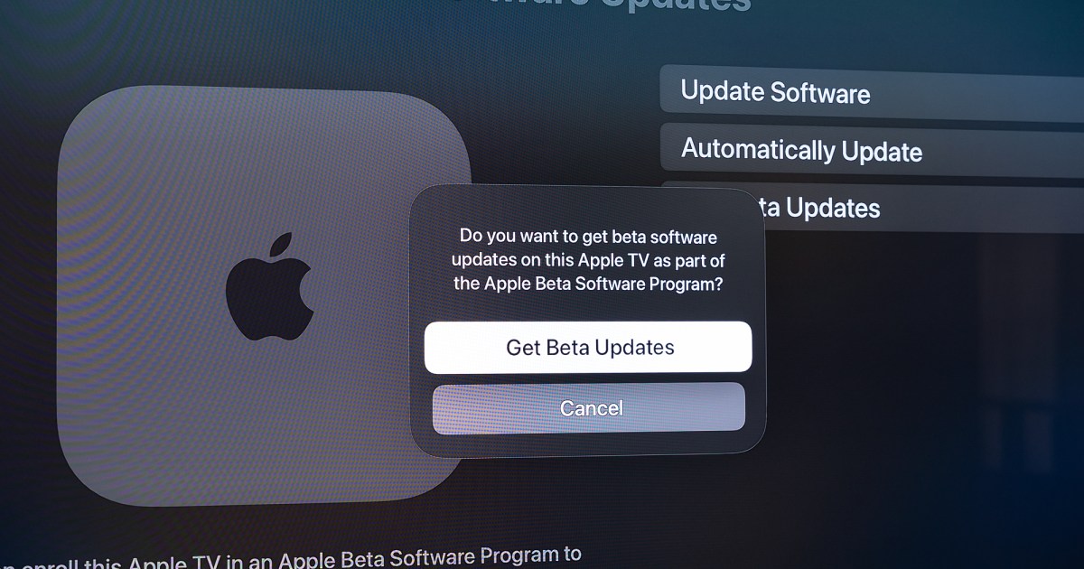 Faut-il installer les mises à jour bêta pour Apple TV 4K ?