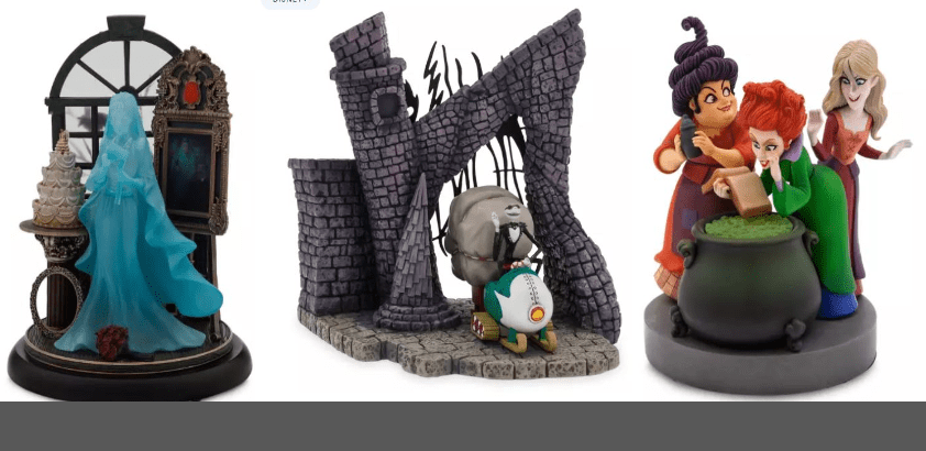 Figurines exclusives Disney+ disponibles sur Shop Disney, dont la mariée de la Maison Hantée