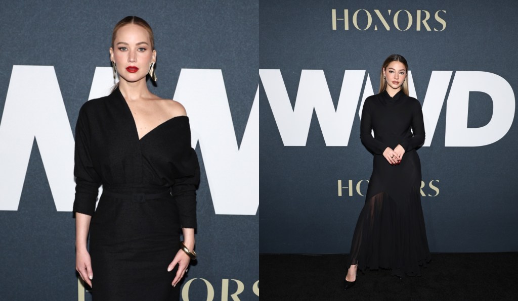 Jennifer Lawrence éblouit avec sa robe décolletée à WWD Honors 2023