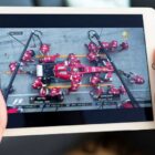 Streaming video of pitstop performed by the Ferrari F1 team