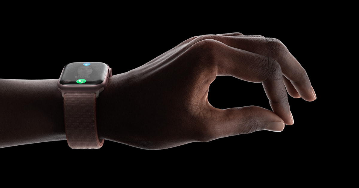 La gestuelle double tap de l’Apple Watch désormais disponible avec watchOS 10.1