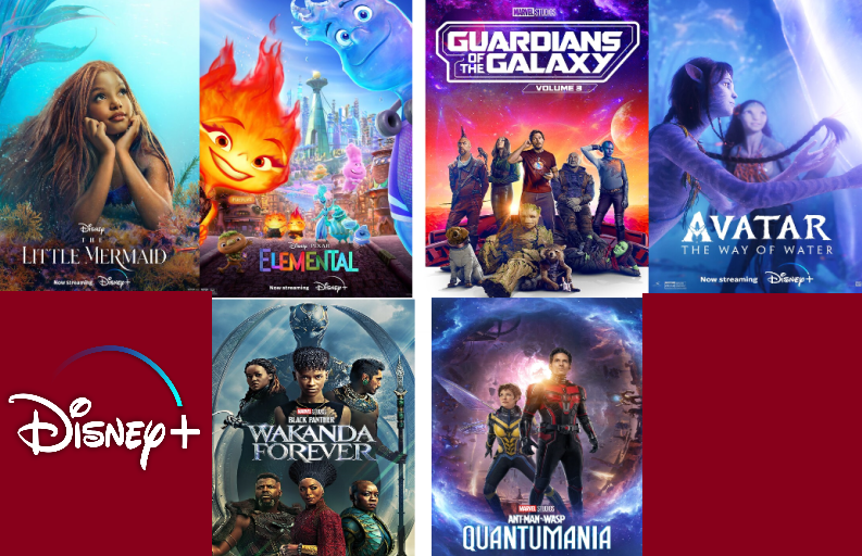 L’arrivée de La Petite Sirène, Les Gardiens de la Galaxie 3, Elemental, Avatar 2 et plus encore sur Disney+