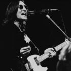 British musician John Lennon (1940 - 1980) performs onstage in Madison Square Garden, New York, New York, November 28, 1974. (Photo by New York Times Co./Larry C. Morris/Getty Images)