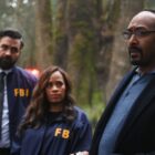 Brian King, Maahra Hill, and Jesse L. Martin in 