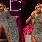 Mary J. Blige Shines in Asymmetric Dress for Angel Ball Performance – WWD