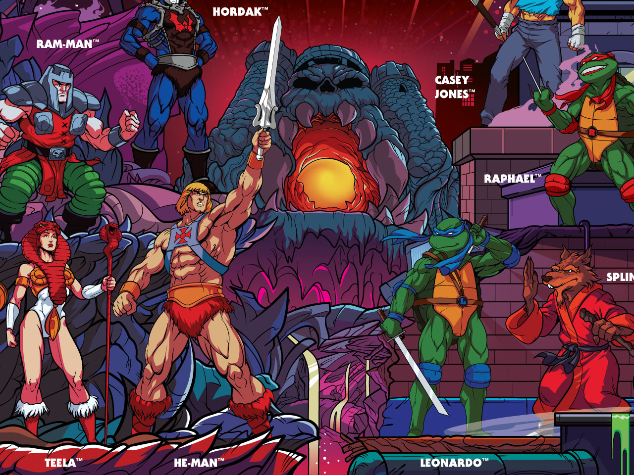 Masters of the Universe et TMNT s’unissent pour une nouvelle gamme de jouets
