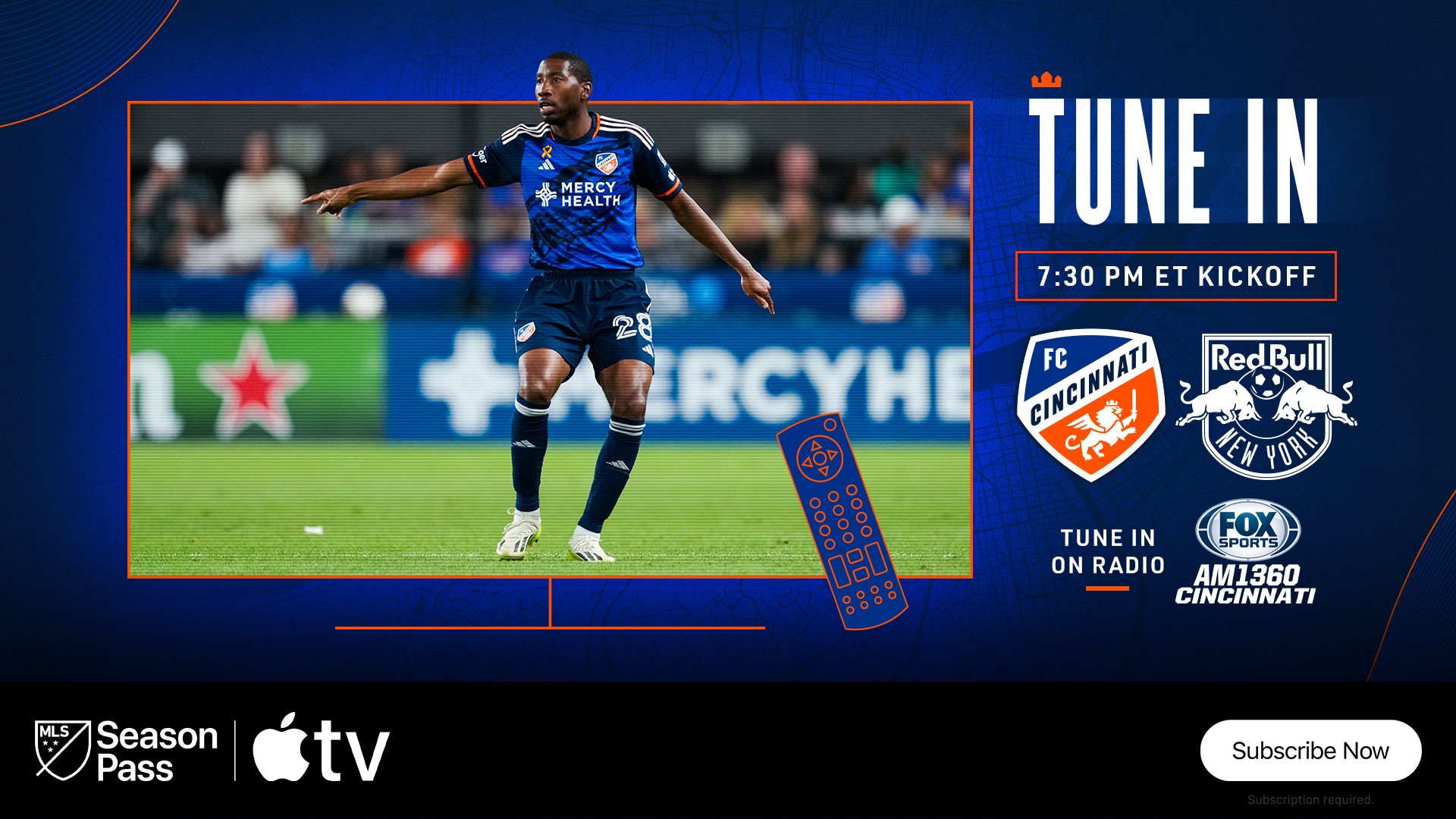 Match gratuit sur Apple TV : FC Cincinnati reçoit les New York Red Bulls