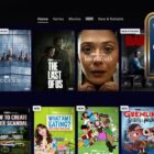 The Max app screen showing a range of shows, with a TechRadar Choice Awards logo over it