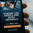 Disney+ sports advertisement page