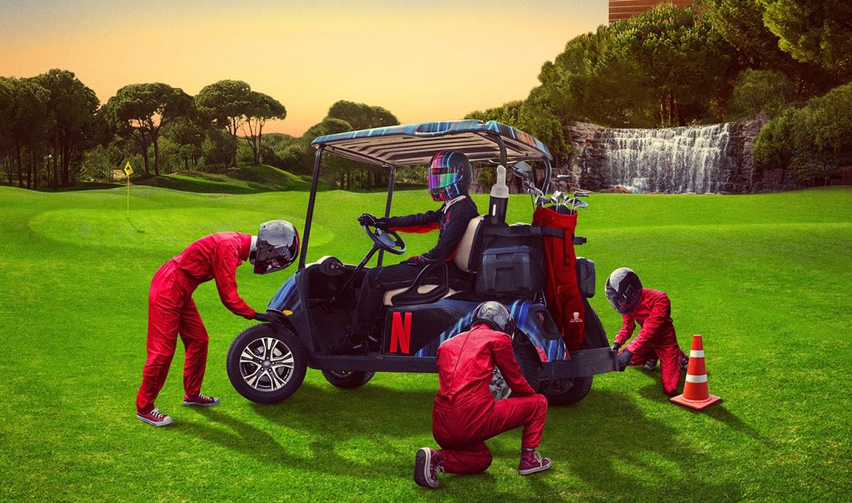 Netflix diffuse un tournoi de golf avec des pilotes de F1 et des pros du PGA Tour