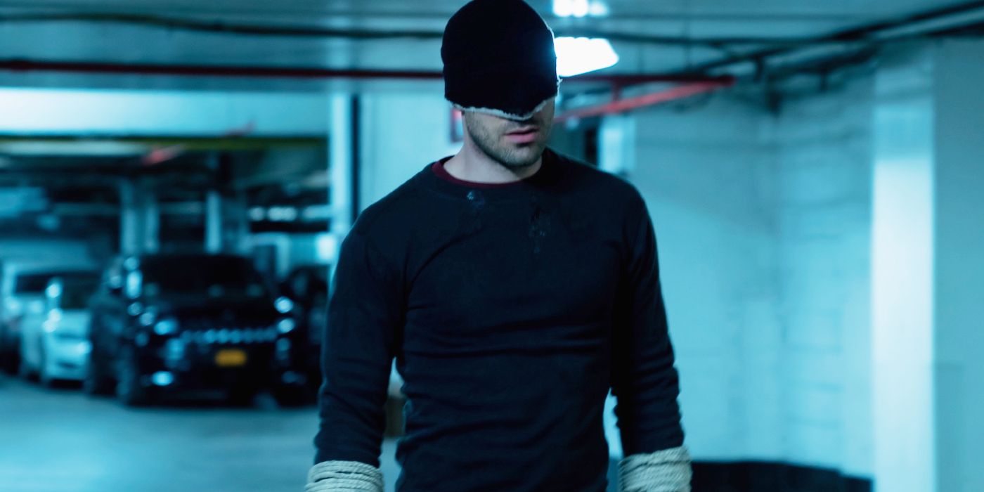Nouveau costume sombre pour Daredevil dans le MCU : affiche fan Daredevil: Born Again
