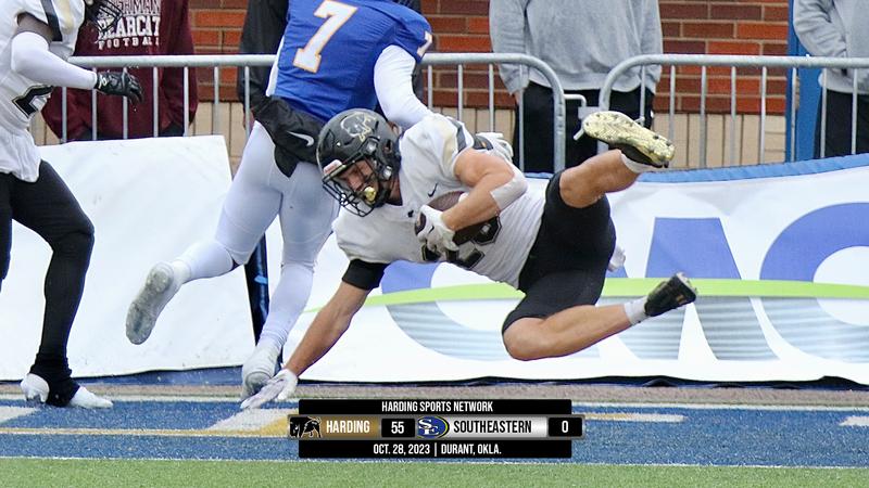 Nouveau record : 4e victoire sans encaisser de but pour Harding en 2023; Victoire 55-0 contre Southeastern