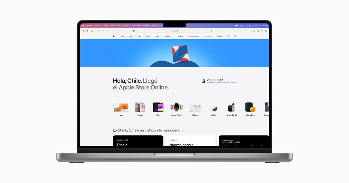 Nouvel Apple Store en ligne au Chili pour des options shopping inédites