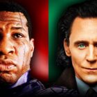Jonathan Majors as Kang the Conqueror, Tom Hiddleston as Loki
