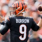  Joe Burrow #9 of the Cincinnati Bengals throws a pass ahead of the Ravens vs Bengals live stream in NFL Week 6.