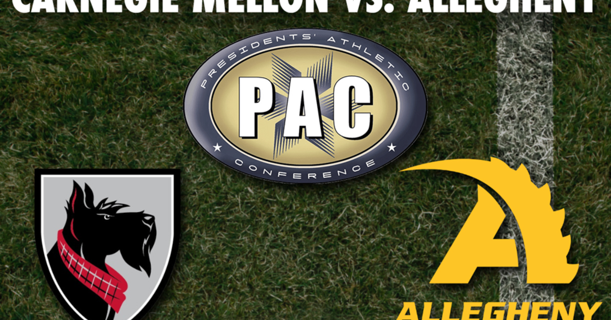 Regardez en direct : CMU contre Allegheny en streaming live de football de la Presidents Athletic Conference