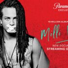 The official poster for Milli Vanilli on Paramount Plus