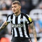 Kieran Trippier of Newcastle United during a Premier League match 
