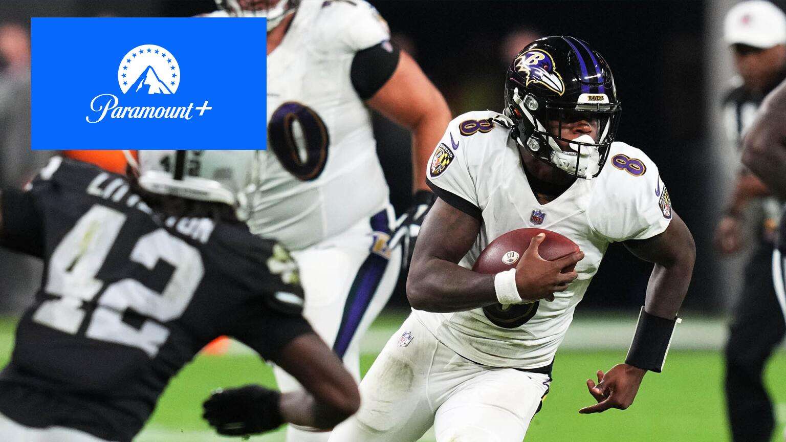 Regardez le match des Ravens sur Paramount+ !