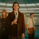 Owen Wilson, Wunmi Mosaku, Sophia Di Martino, Tom Hiddleston, Eugene Cordero, and Ke Huy Quan in 