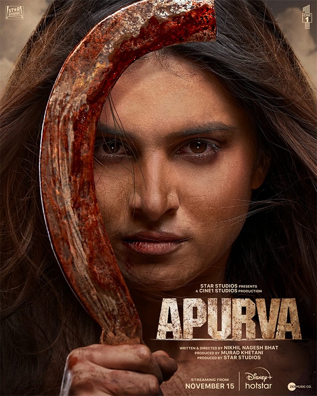 Tara Sutaria dans le film Apurva : sortie directe sur Disney+ Hotstar le 15 novembre ; découvrez les premiers posters captivants : Actualités Bollywood