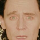 A close up of Tom Hiddleston as Loki