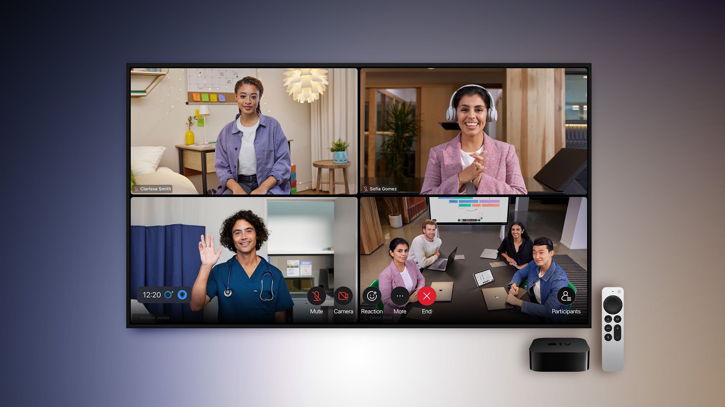 Webex App arrive bientôt sur Apple TV pour les vidéoconférences
