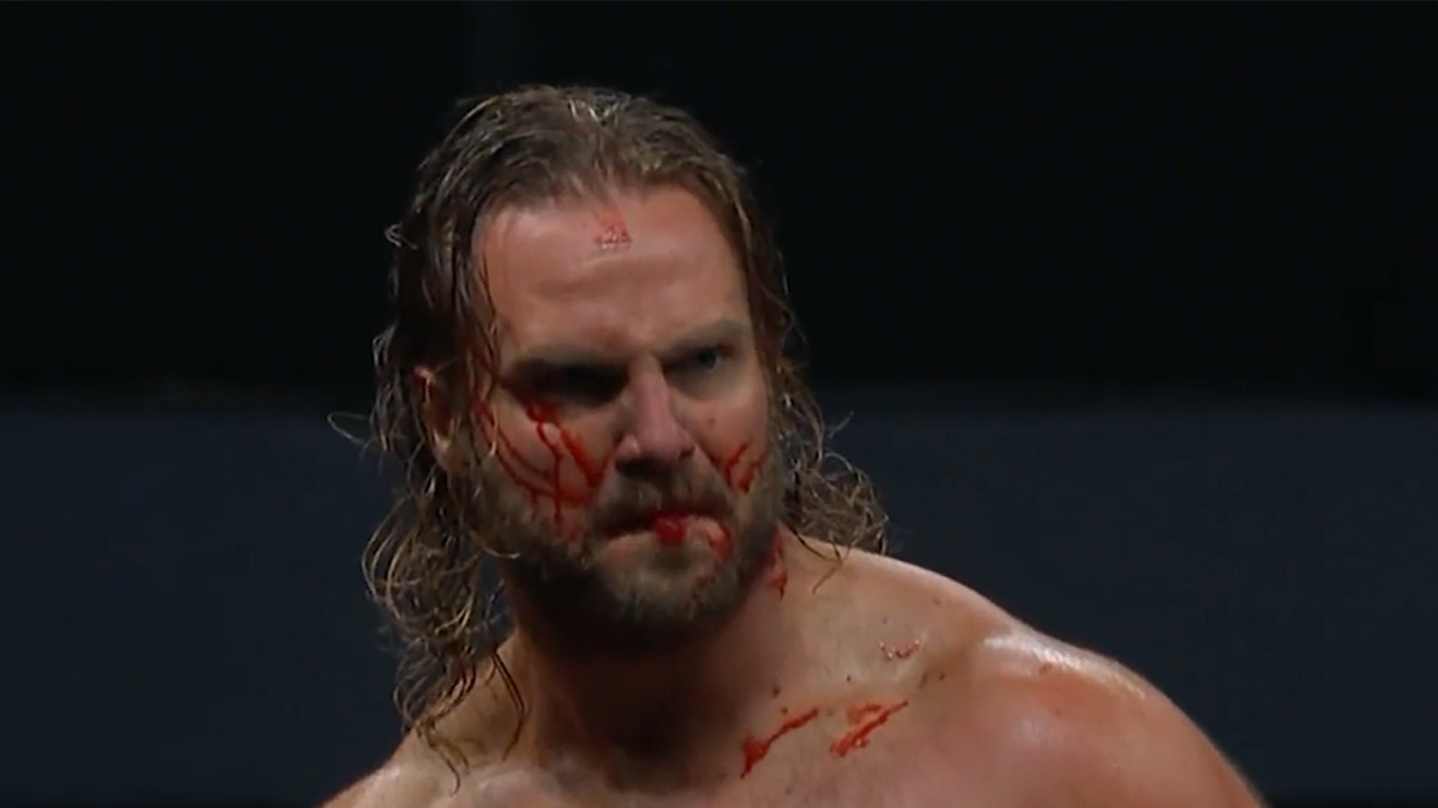 Adam Page de l’AEW agrafe Swerve Strickland et boit du sang dans un match horrible