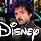 Star Wars Cassian Andor, Disney Plus logo, Star wars show tiles in background