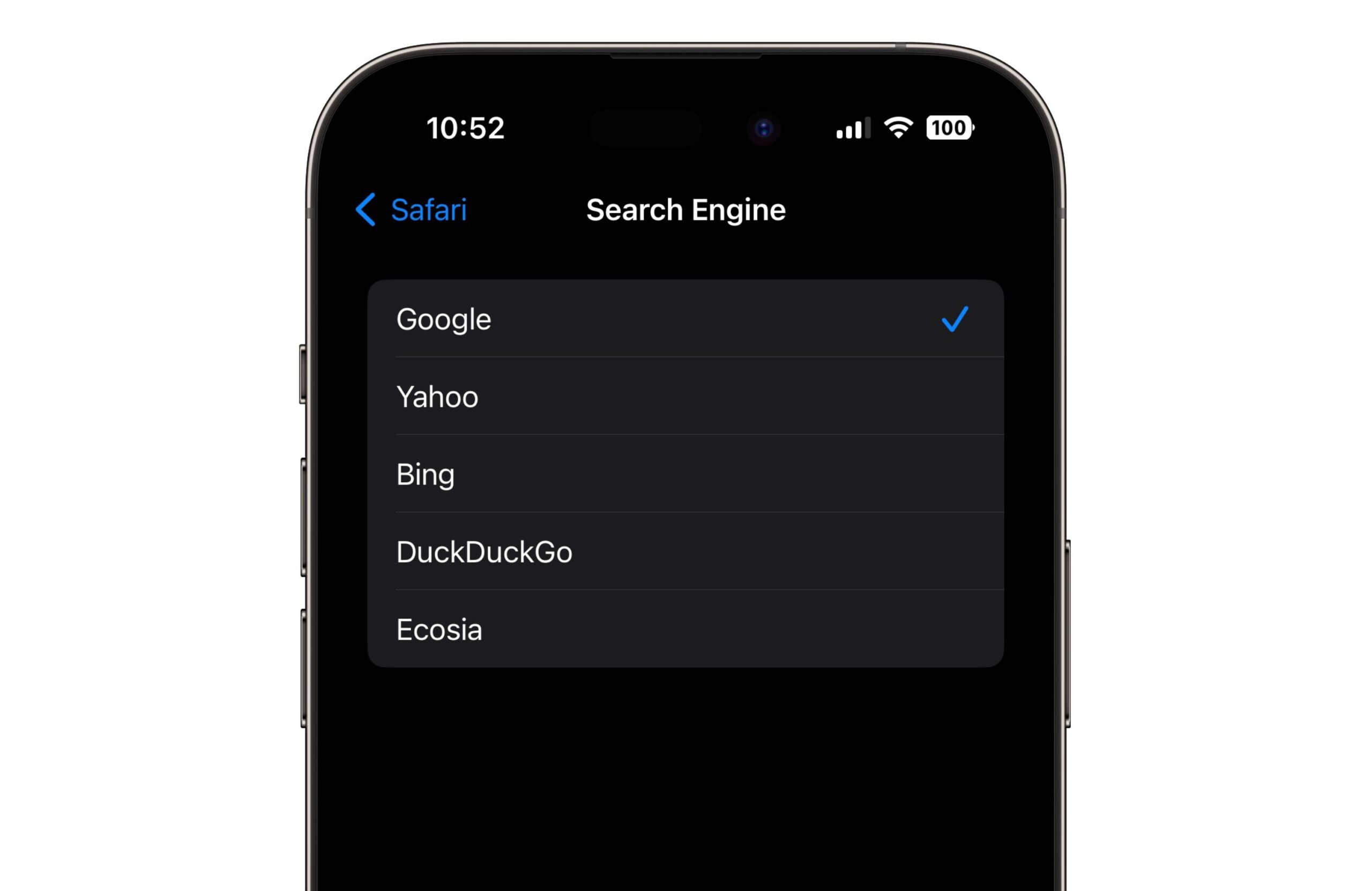 Apple obtient 36% des revenus de recherche de Safari de Google